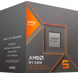 Procesador Amd Ryzen 5 8600G 4.3Ghz, Hasta 5.0Ghz, Alto Rendimiento Para Gaming Y Multitarea